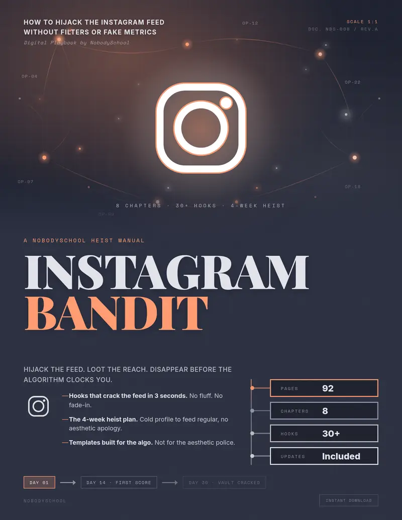 Instagram Bandit — book cover