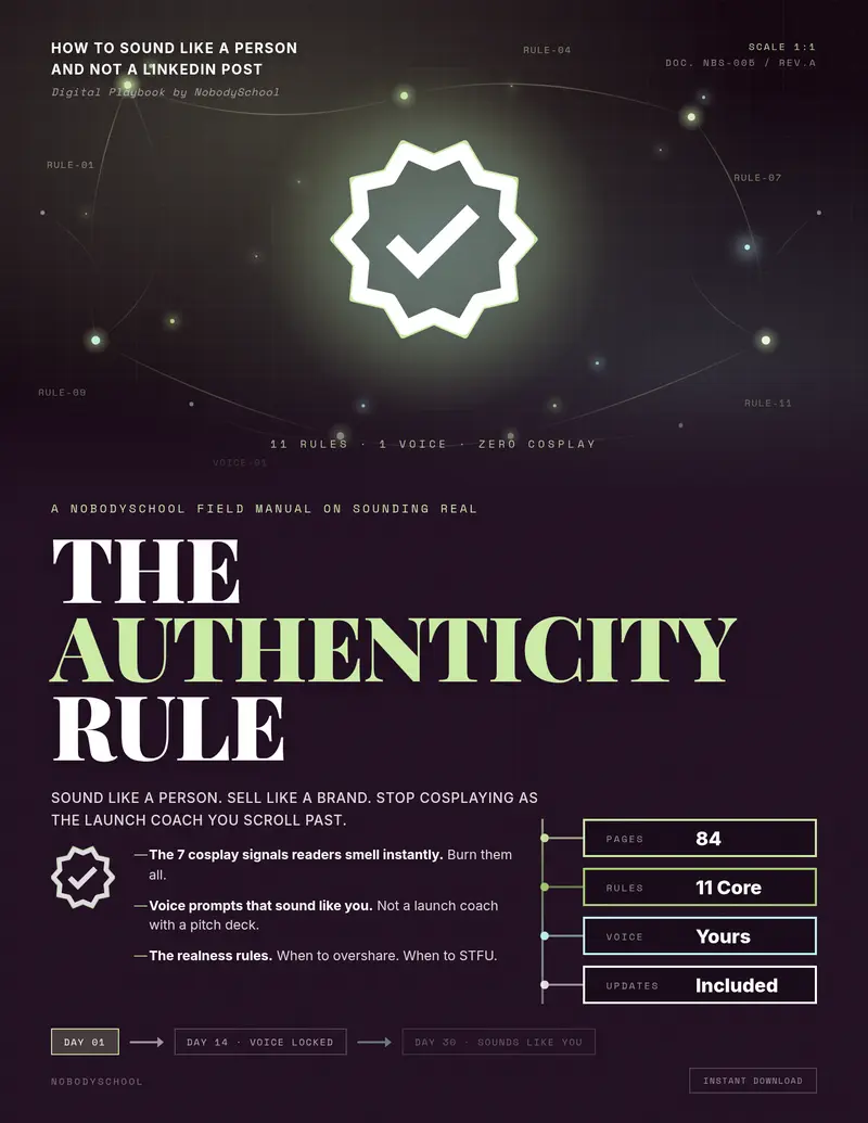 The Authenticity Rule — book cover